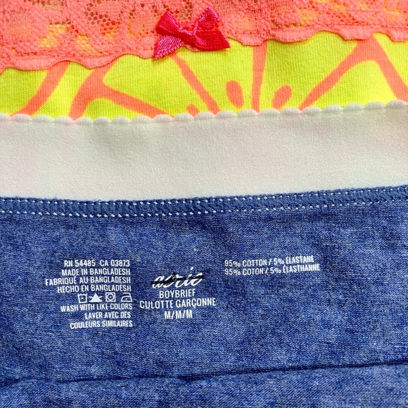 Set of 9 Aerie cotton-Lace Trim Panties Set size medium - Picture 14 of 17